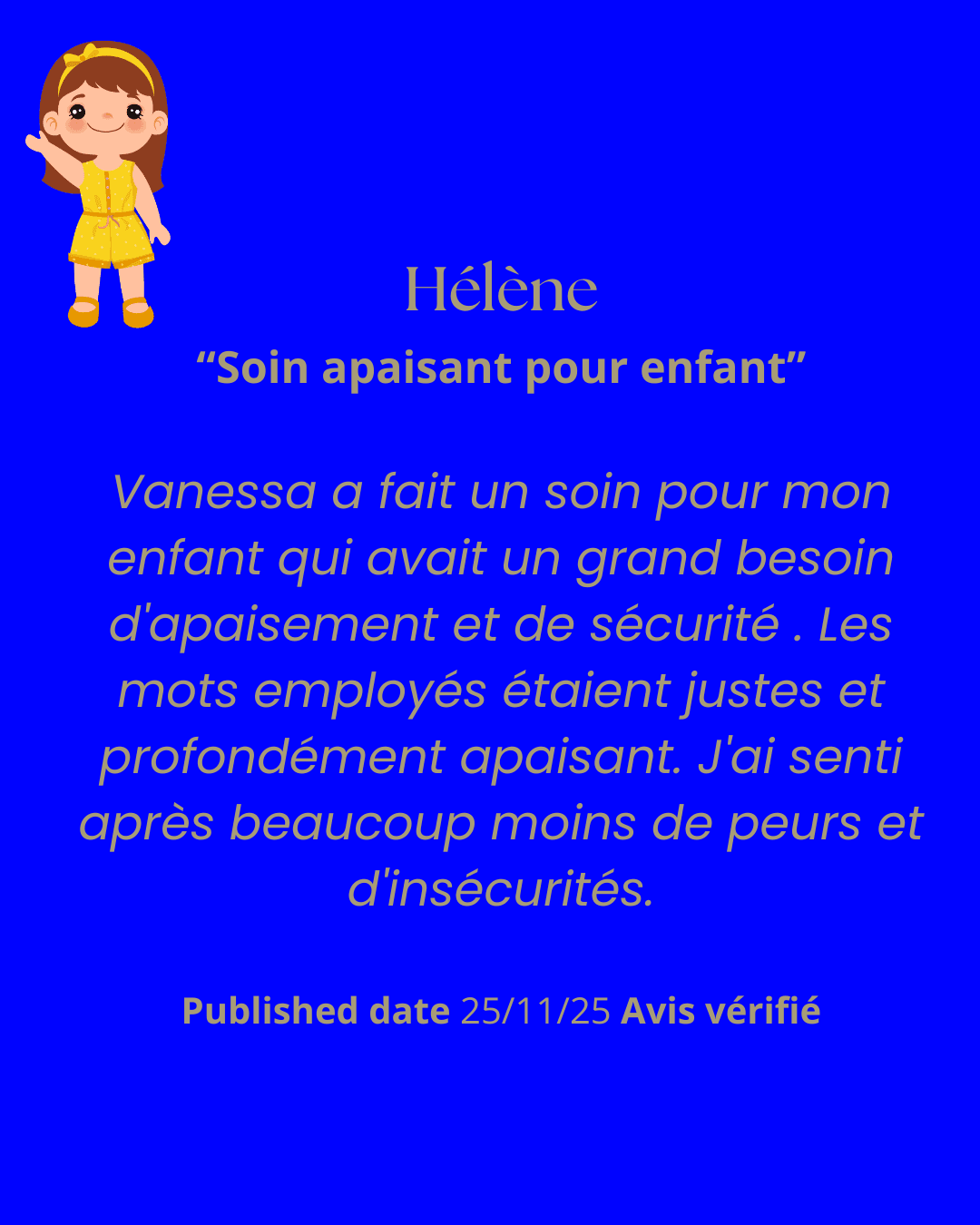 Témoignage soin Hélène